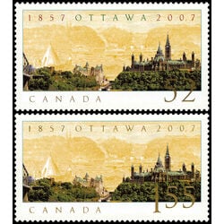 canada stamp 2213a b ottawa capital sesquicentennial 2 07 2007