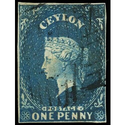 ceylon stamp 1 queen victoria 1857