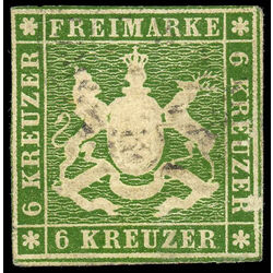 wurttemberg stamp 16 coat of arms 1859