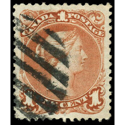 canada stamp 22 queen victoria 1 1868 U VF 030
