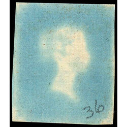great britain stamp 3 queen victoria penny red 1p 1841 U VF 041