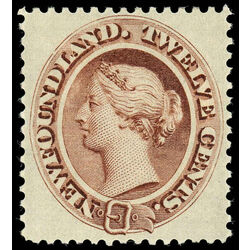 newfoundland stamp 29 queen victoria 12 1894 M VF 016