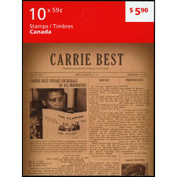 canada stamp 2433a carrie best 2011