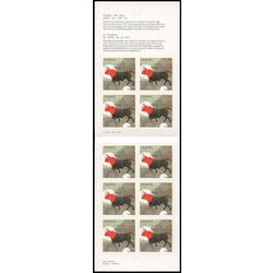 canada stamp bk booklets bk451 taurus the bull 2011