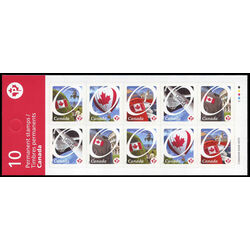 canada stamp bk booklets bk439 canadian pride o canada 2011