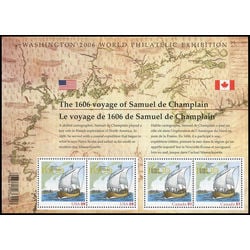 canada stamp 2156 champlain surveys the east coast 2 2006