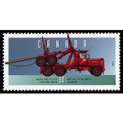 canada stamp 1604f hayes hdx 45 115 logging truck 1975 90 1996