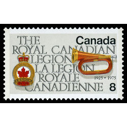 canada stamp 680 legion emblem and bugle 8 1975