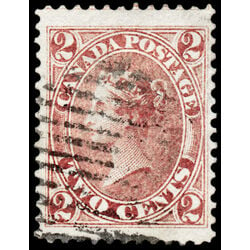 canada stamp 20 queen victoria 2 1859 U XF 015