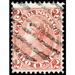 canada stamp 20 queen victoria 2 1859 U VF 034