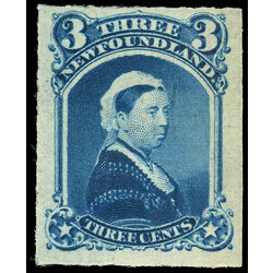 newfoundland stamp 39 queen victoria 3 1877 M F VFOG 012