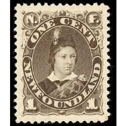 newfoundland stamp 43 edward prince of wales 1 1896 M XF 014
