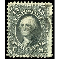 us stamp postage issues 97 washington 12 1867 U F 001