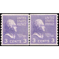 us stamp postage issues 842lpa thomas jefferson 6 1939