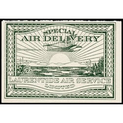 canada stamp cl air mail semi official cl2c laurentide air service ltd 25 1924