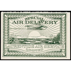 canada stamp cl air mail semi official cl2c laurentide air service ltd 25 1924 M 001