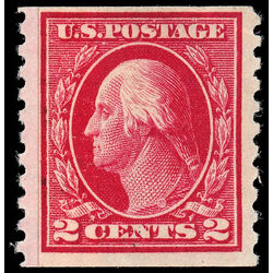 us stamp postage issues 444 washington 2 1914 M VF 003