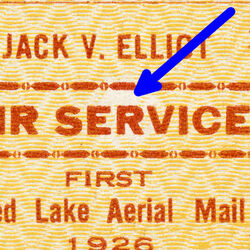 canada stamp cl air mail semi official cl6d jack v elliot air service 25 1926