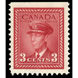 canada stamp 251as king george vi in airforce uniform 3 1942