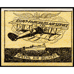 canada stamp cl air mail semi official cl9p elliot fairchild air service 25 1926