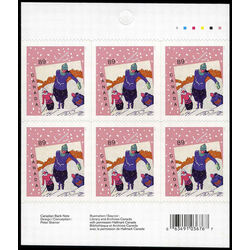 canada stamp bk booklets bk338 winter joys by j e sampson 2006