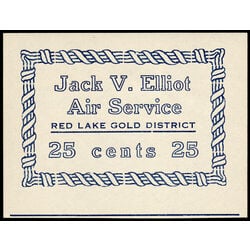 canada stamp cl air mail semi official cl6e jack v elliot air service 25 1926
