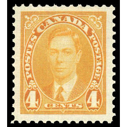 canada stamp 234 king george vi 4 1937