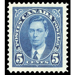 canada stamp 235 king george vi 5 1937