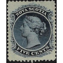 nova scotia stamp 10a queen victoria 5 1860