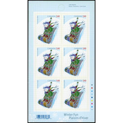 canada stamp 2295a tobogganing 2008
