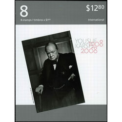 canada stamp bk booklets bk378 sir winston churchill 2008