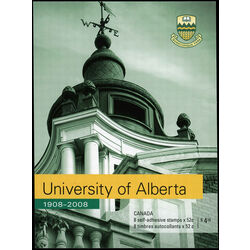 canada stamp bk booklets bk370 university of alberta 2008