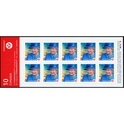 canada stamp bk booklets bk363 queen elizabeth ii 2007