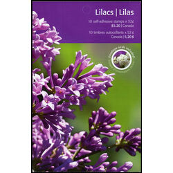 canada stamp bk booklets bk347 lilacs 2007