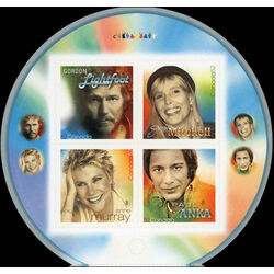 canada stamp 2222 canadian recording artists 2007