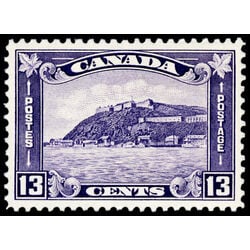canada stamp 201 quebec citadel 13 1932