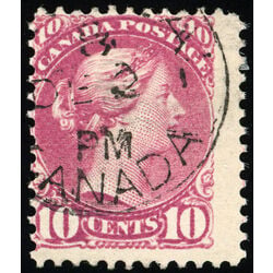canada stamp 40ii queen victoria 10 1877 U F 001