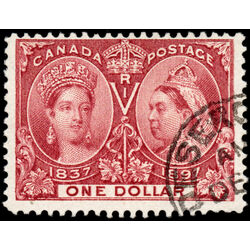 canada stamp 61 queen victoria diamond jubilee 1 1897 U F 072