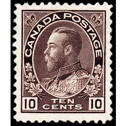 canada stamp 116 king george v 10 1912 M XFNH 012