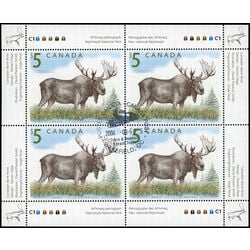 canada stamp 1693 moose 5 2003 U PANE