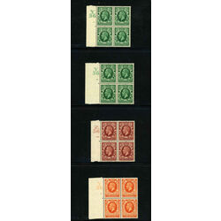 great britain plate blocks