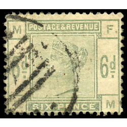 great britain stamp 105 queen victoria 6p 1884 U F 016