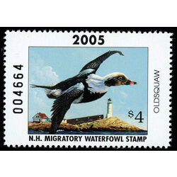 us stamp rw hunting permit rw nh23 new hampshire long tailed duck lighthouse 4 2005