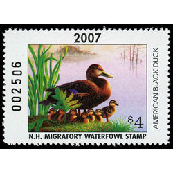 us stamp rw hunting permit rw nh25 new hampshire black ducks 4 2007