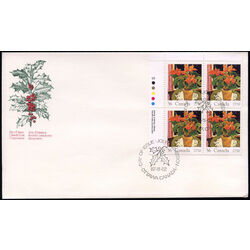 canada stamp 1148 poinsettia 36 1987 FDC UL