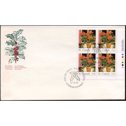 canada stamp 1148 poinsettia 36 1987 FDC LR