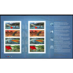 canada stamp bk booklets bk306 fishing flies 2005