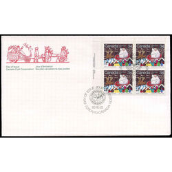 canada stamp 1067 santa claus parade 34 1985 FDC UL