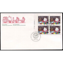 canada stamp 1067 santa claus parade 34 1985 FDC UL