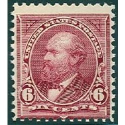 us stamp postage issues 282a garfield 6 1898